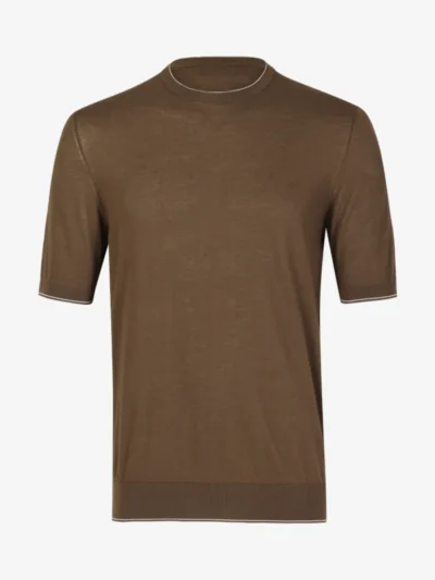 Doriani Cashmere Doriani Cashmere Shirt crepe cotton - Taupe