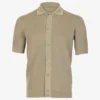 Filippo De Laurentiis Filippo De Laurentiis Doorknoop polo - Taupe