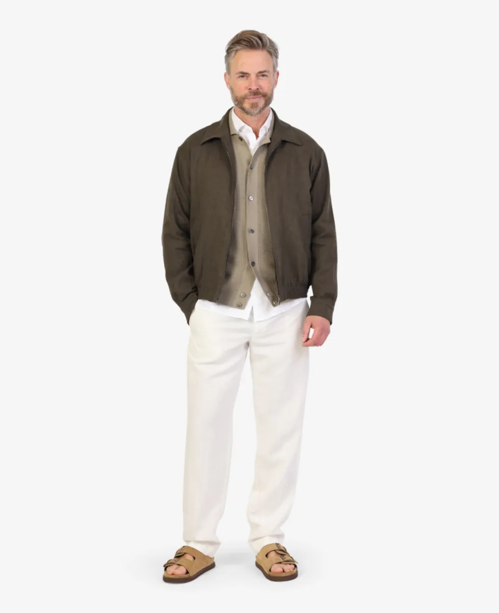 Filippo De Laurentiis Doorknoop polo - Taupe 3 Filippo De Laurentiis Filippo De Laurentiis Doorknoop polo - Taupe