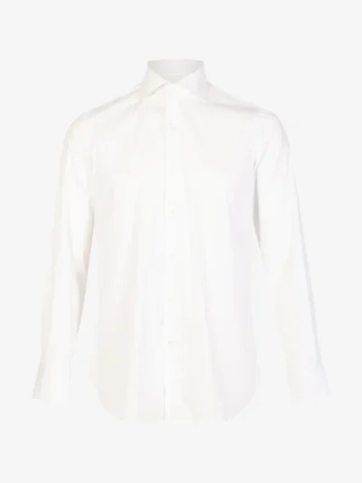 Finamore Finamore shirt stretch - Wit