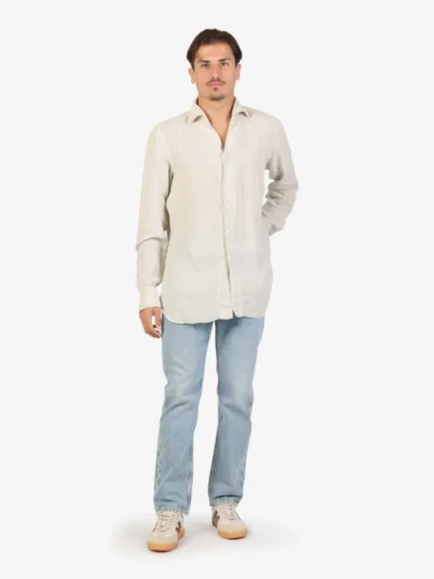 Finamore Finamore Linnen shirt garment dyed - Kit