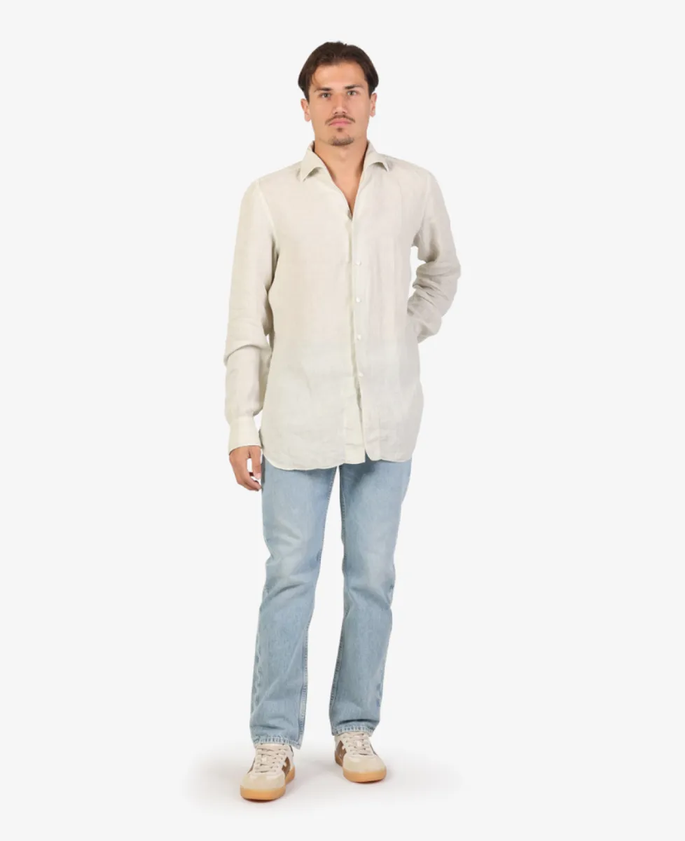 Finamore Linnen shirt garment dyed - Kit 2 Finamore Finamore Linnen shirt garment dyed - Kit
