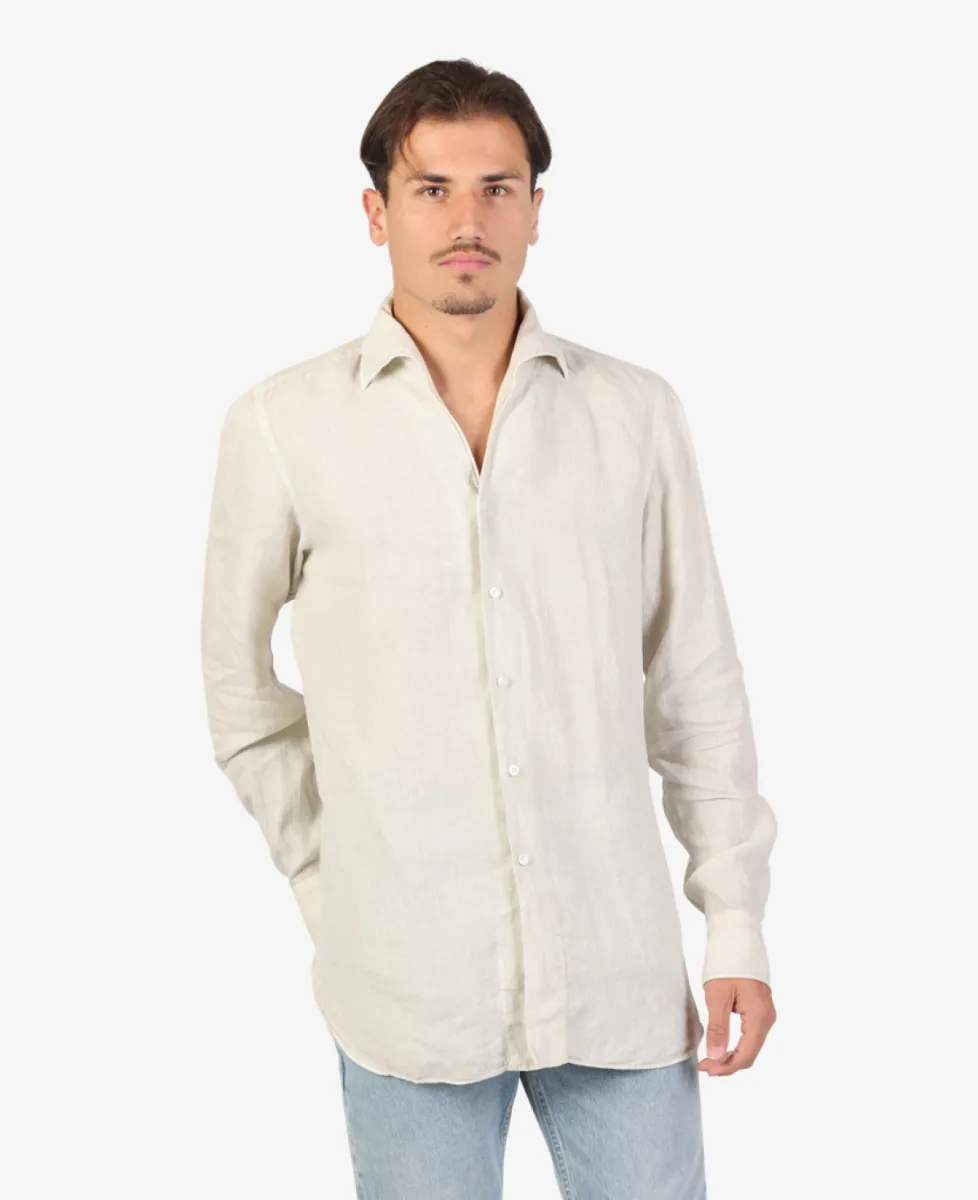 Finamore Linnen shirt garment dyed - Kit 3 Finamore Finamore Linnen shirt garment dyed - Kit
