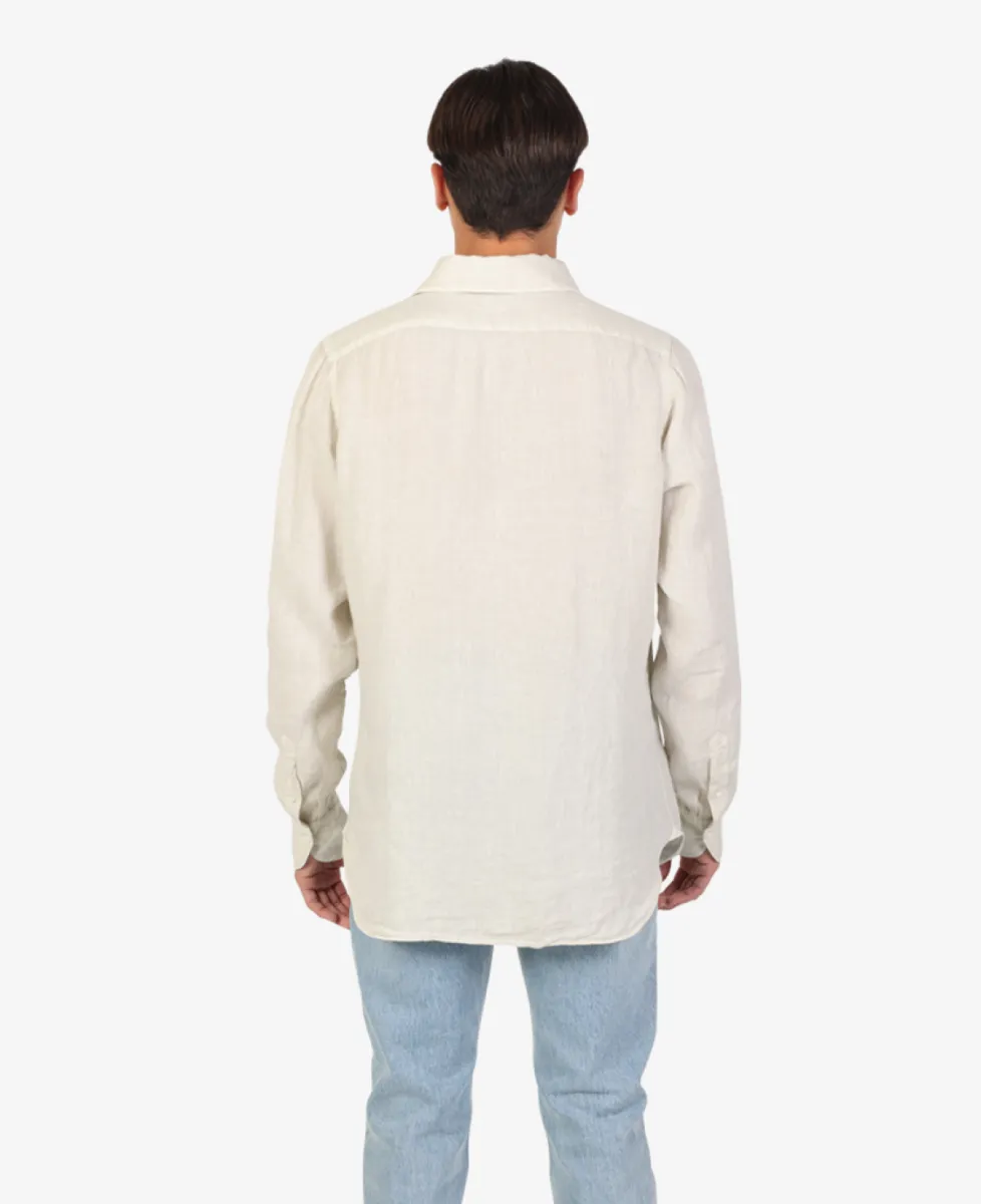 Finamore Linnen shirt garment dyed - Kit 5 Finamore Finamore Linnen shirt garment dyed - Kit