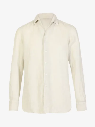 Finamore Finamore Linnen shirt garment dyed - Kit
