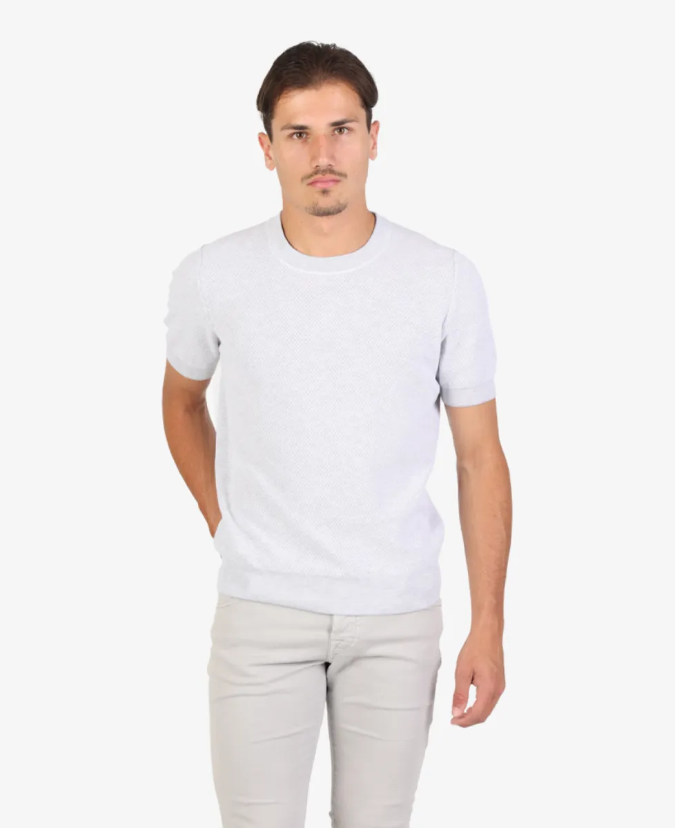 Gran Sasso T-shirt - Lichtgrijs 3 Gran Sasso Gran Sasso T-shirt - Lichtgrijs