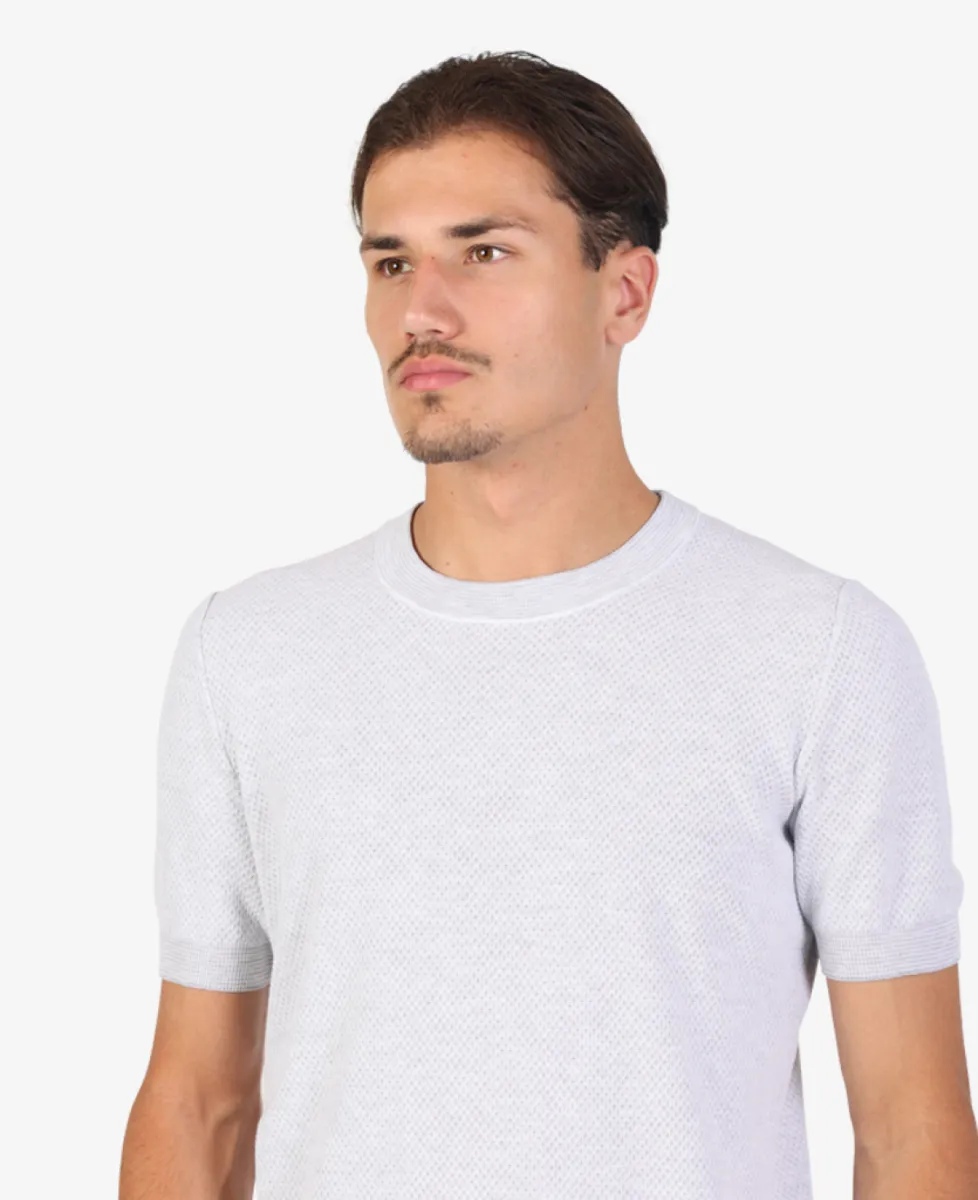 Gran Sasso T-shirt - Lichtgrijs 4 Gran Sasso Gran Sasso T-shirt - Lichtgrijs