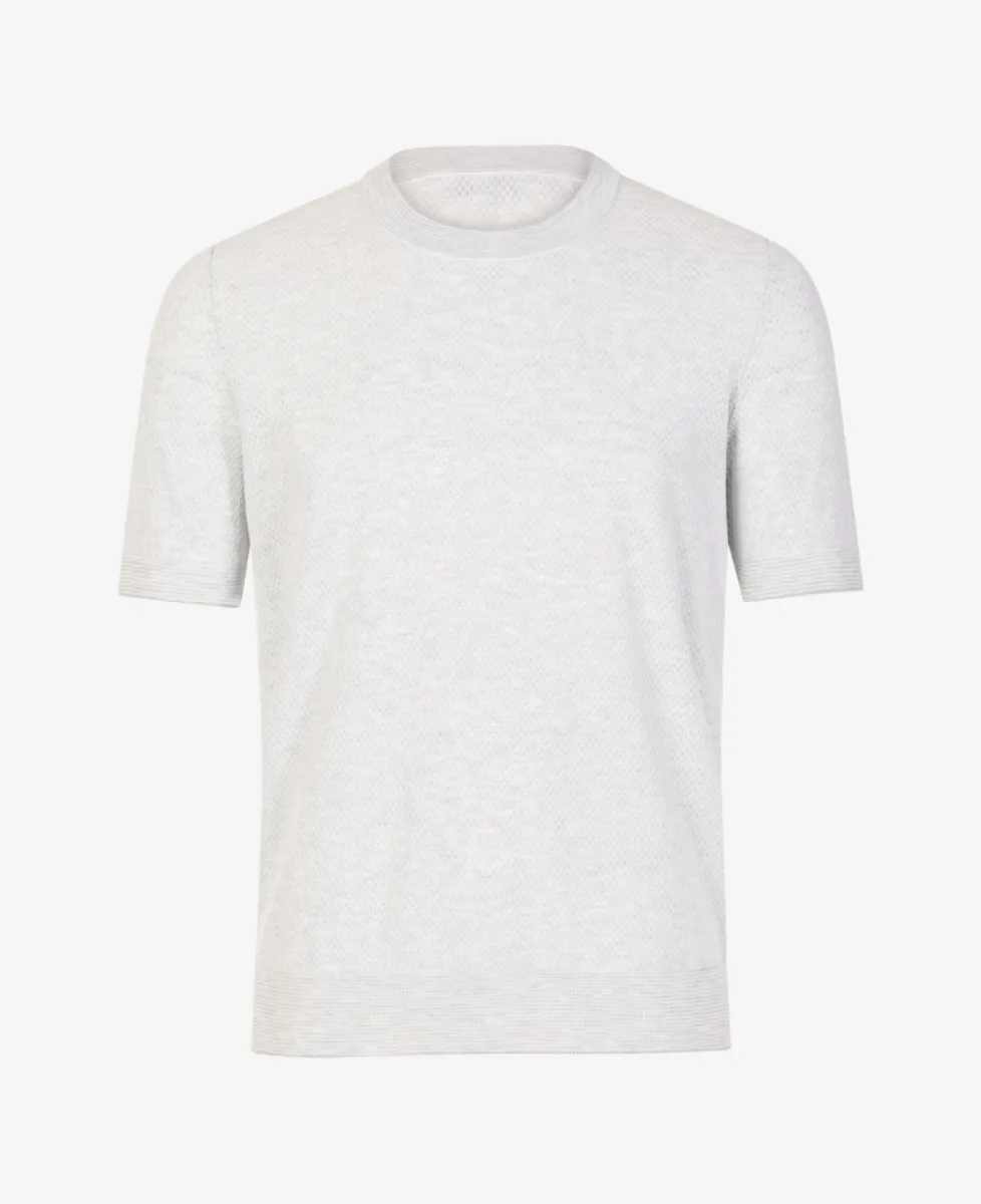Gran Sasso T-shirt - Lichtgrijs 1 Gran Sasso Gran Sasso T-shirt - Lichtgrijs