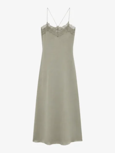 IRO IRO Jurk - OLIVE GREEN
