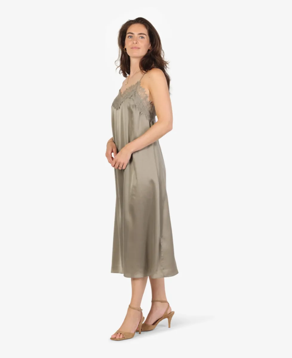 IRO Jurk - OLIVE GREEN 6 IRO IRO Jurk - OLIVE GREEN