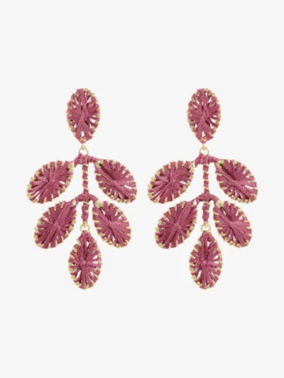 LOTT. LOTT. Oorbellen - Dark Fuchsia