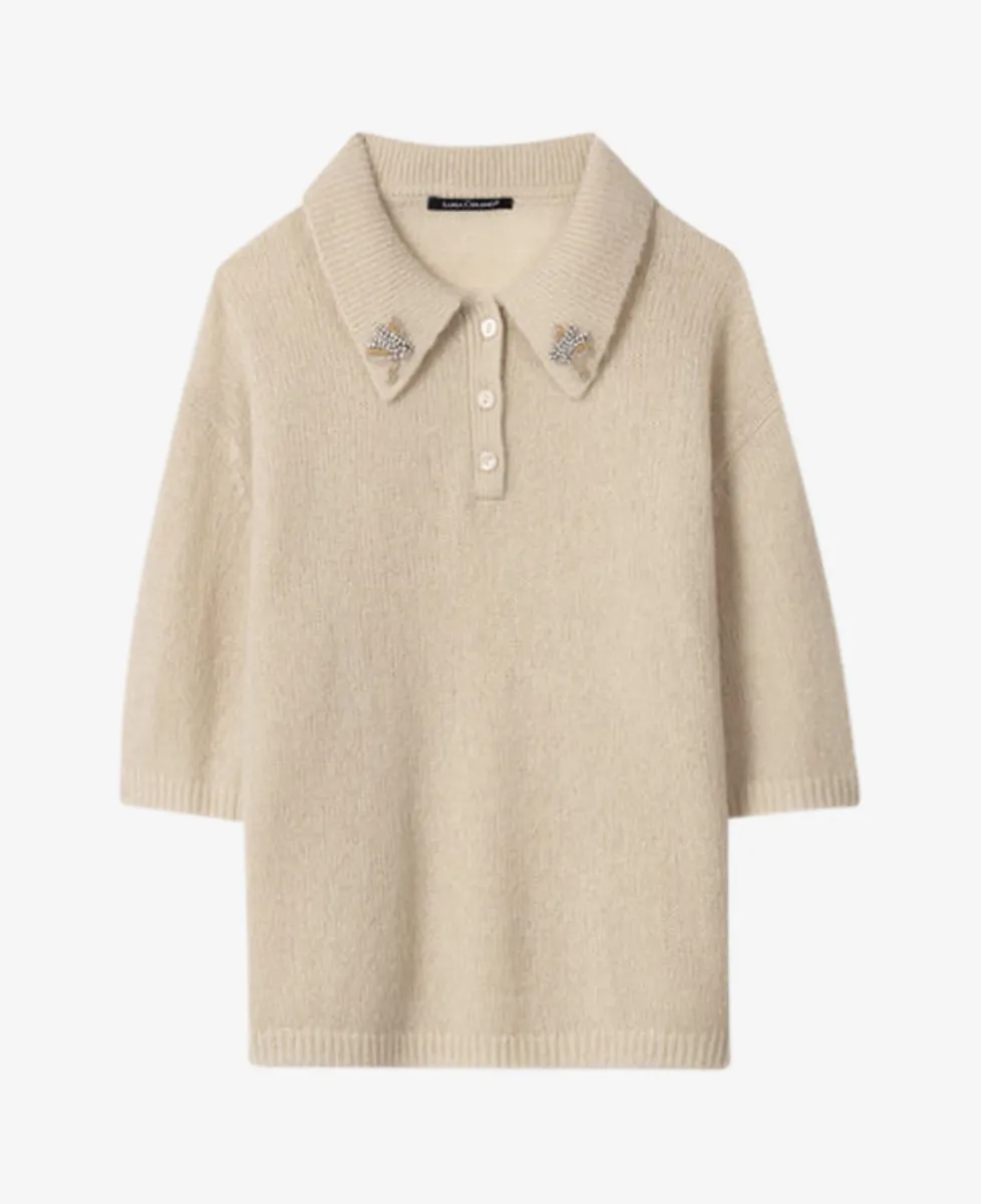 Luisa Cerano Pullover Kurzarm - ginger 1 Luisa Cerano Luisa Cerano Pullover Kurzarm - ginger