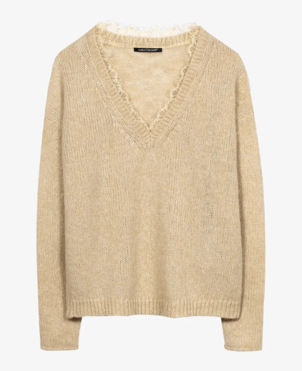Luisa Cerano Pullover Langarm - butter yellow 1 Luisa Cerano Luisa Cerano Pullover Langarm - butter yellow
