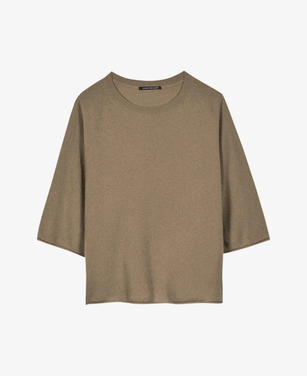 Luisa Cerano Pullover Kurzarm - dried salbei 1 Luisa Cerano Luisa Cerano Pullover Kurzarm - dried salbei