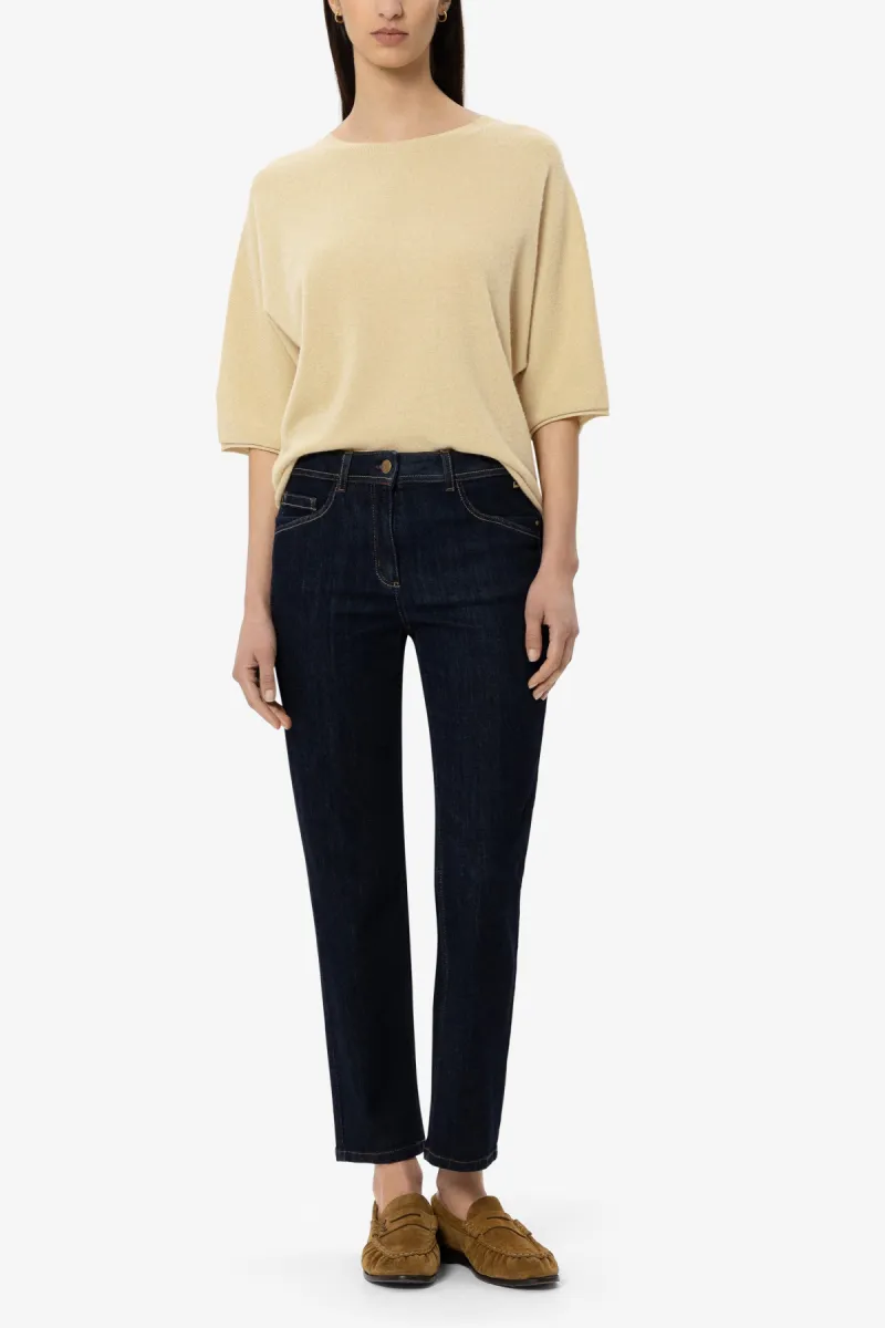 Luisa Cerano Pullover Kurzarm - butter yellow 2 Luisa Cerano Luisa Cerano Pullover Kurzarm - butter yellow