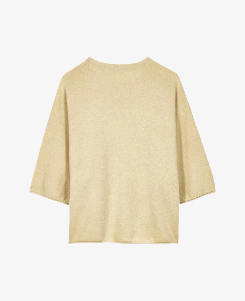 Luisa Cerano Pullover Kurzarm - butter yellow 6 Luisa Cerano Luisa Cerano Pullover Kurzarm - butter yellow