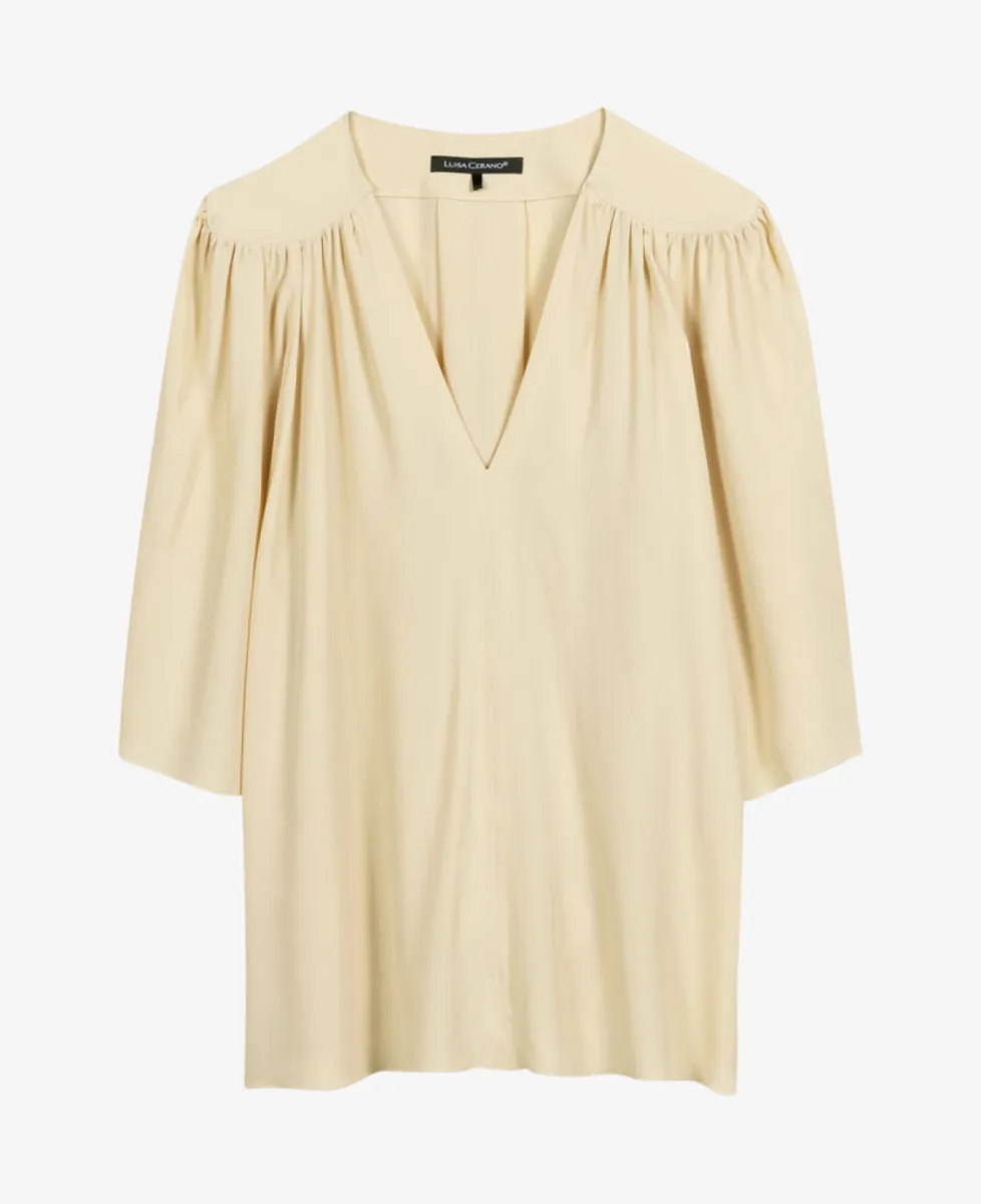 Luisa Cerano Bluse - butter yellow 1 Luisa Cerano Luisa Cerano Bluse - butter yellow