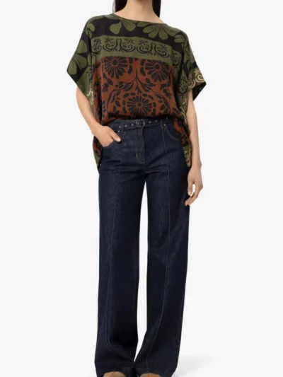 Luisa Cerano Luisa Cerano Bluse - the autumn leaf print