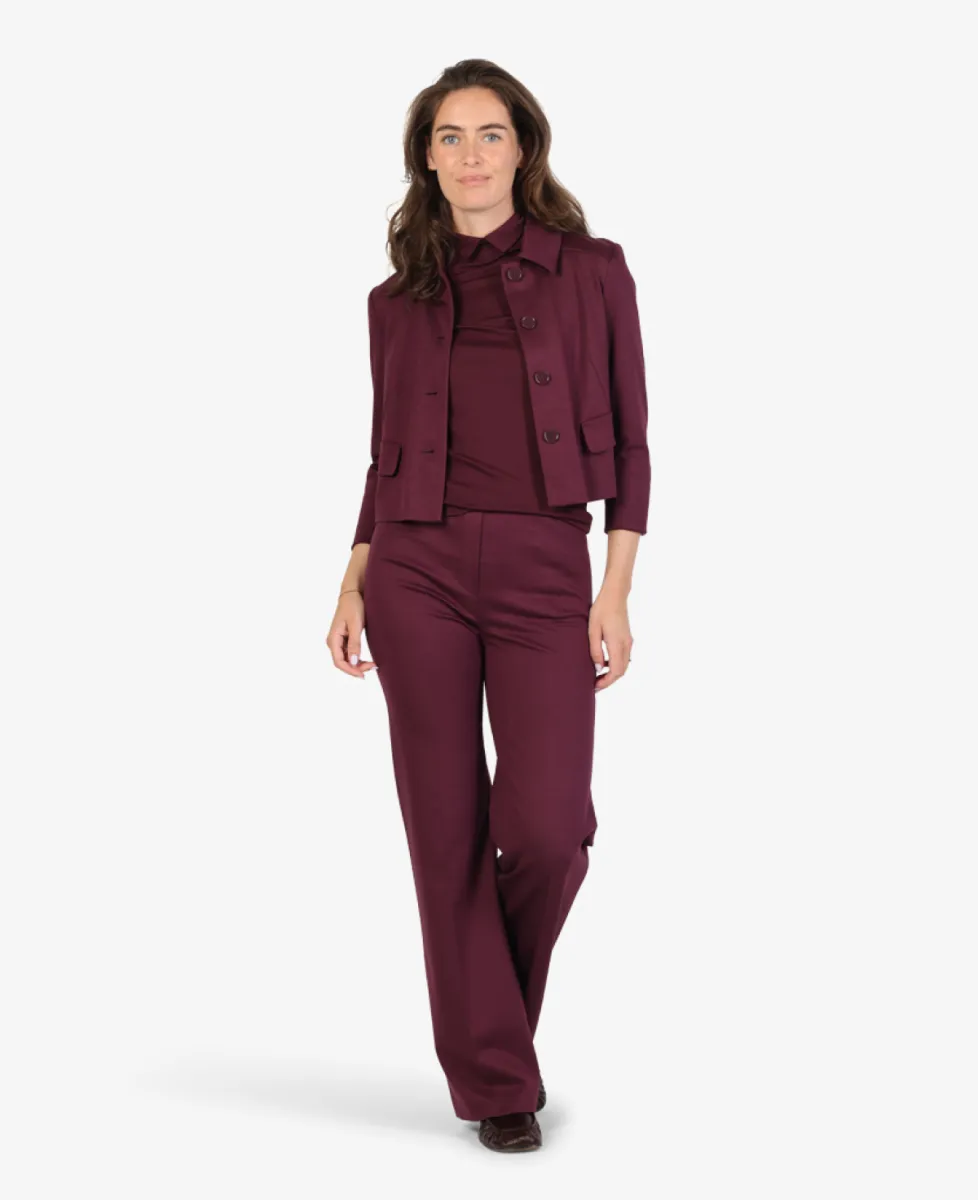 Marc Cain Additions Jacke - winetasting 1 Marc Cain Additions Marc Cain Additions Jacke - winetasting