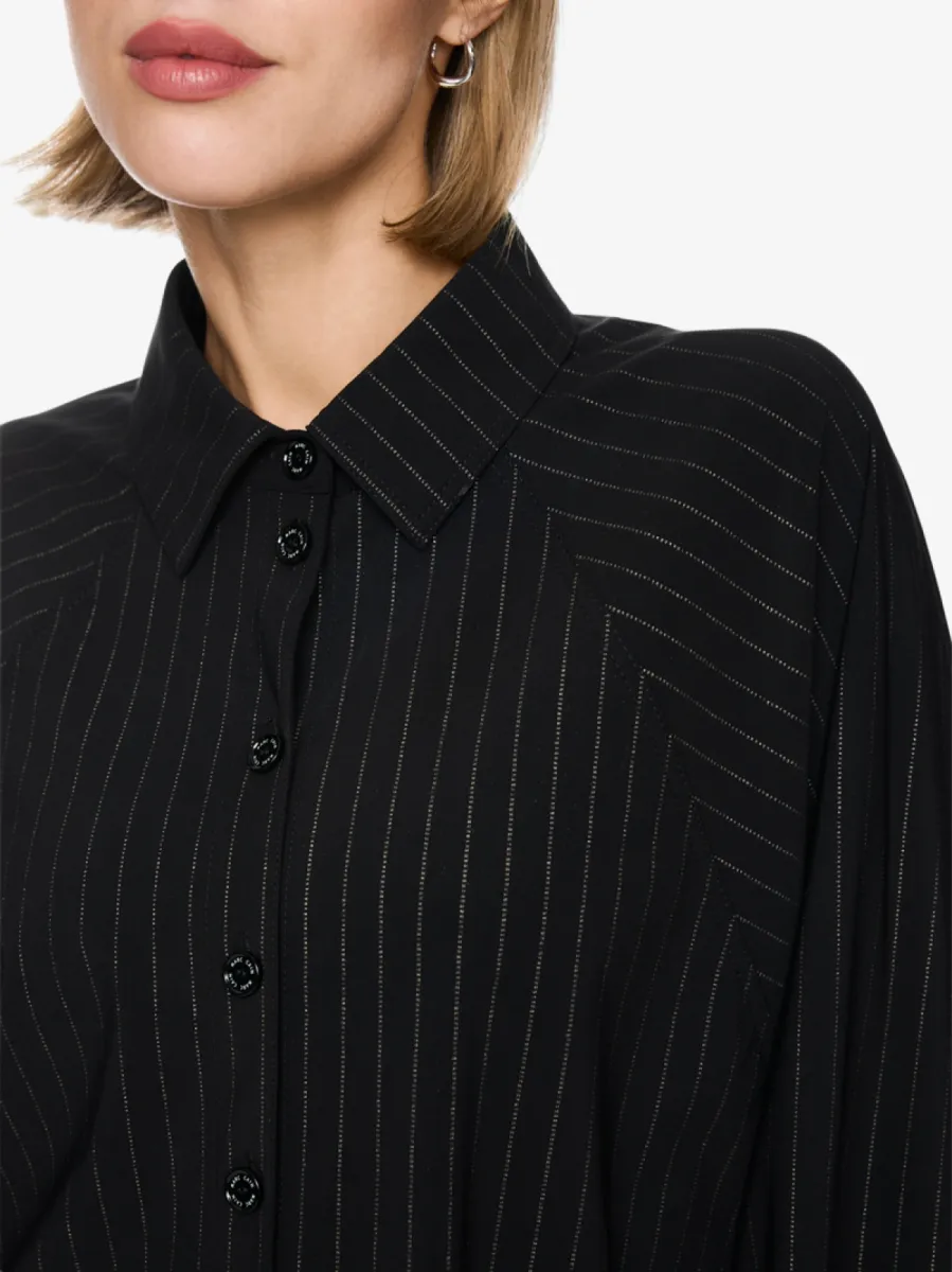 Marc Cain Sports blouse - black and smoke 5 Marc Cain Sports Marc Cain Sports blouse - black and smoke