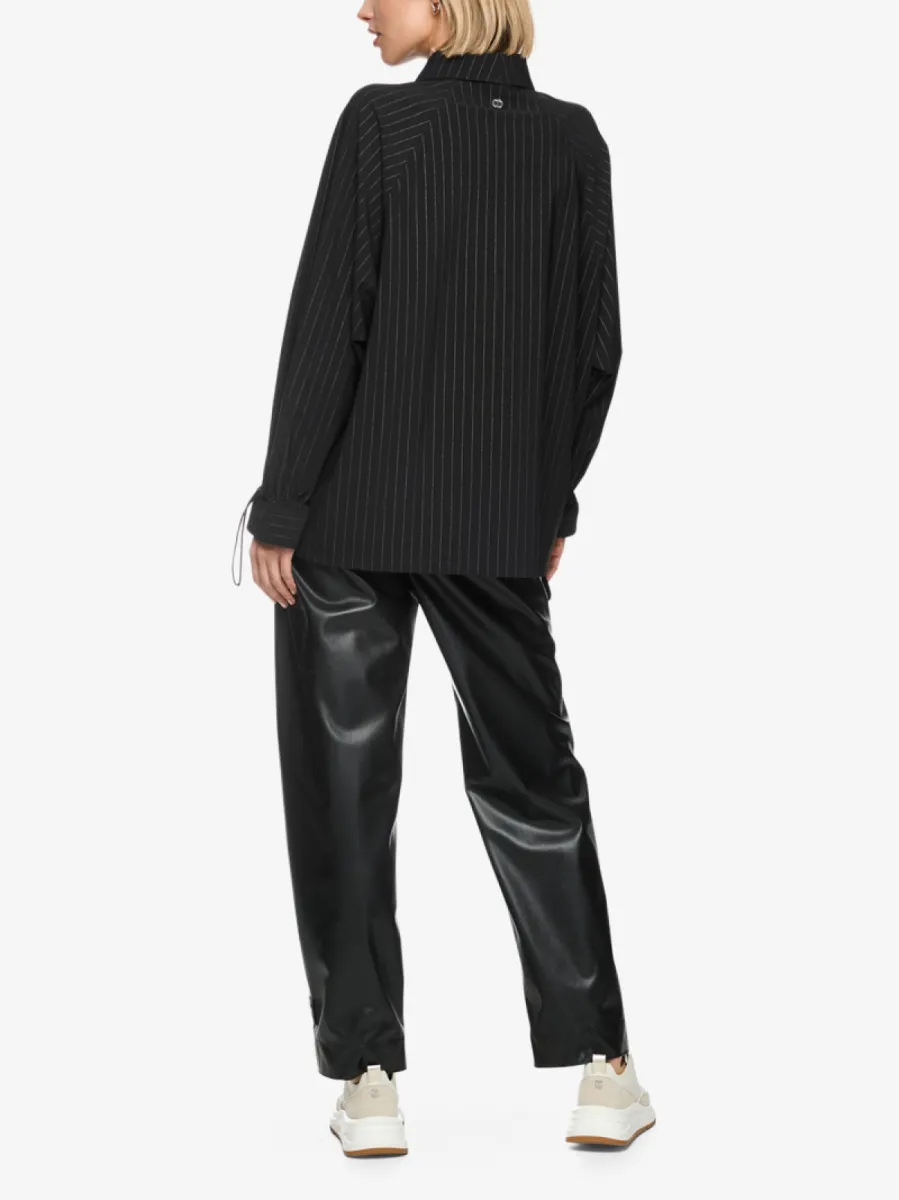 Marc Cain Sports blouse - black and smoke 7 Marc Cain Sports Marc Cain Sports blouse - black and smoke