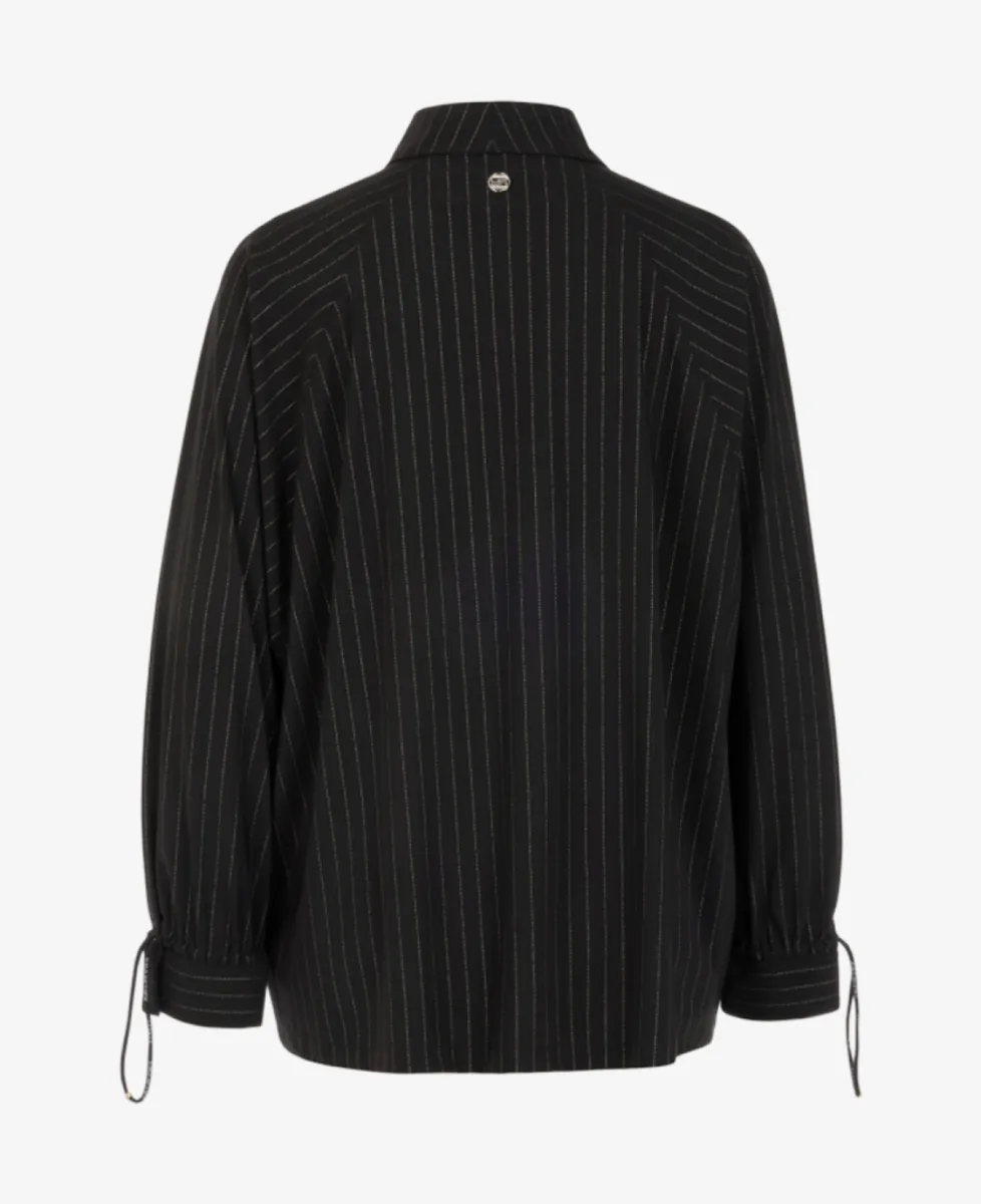 Marc Cain Sports blouse - black and smoke 8 Marc Cain Sports Marc Cain Sports blouse - black and smoke