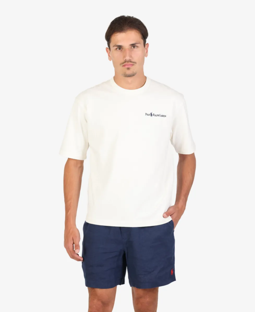 Ralph Lauren T-shirt Boxy Fit - Ecru 3 Ralph Lauren Ralph Lauren T-shirt Boxy Fit - Ecru