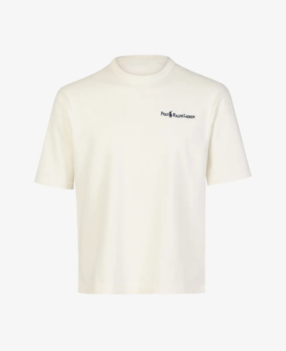 Ralph Lauren T-shirt Boxy Fit - Ecru 1 Ralph Lauren Ralph Lauren T-shirt Boxy Fit - Ecru