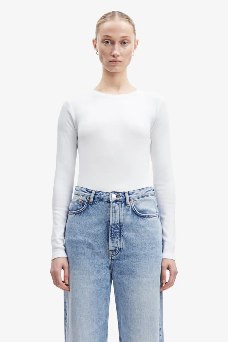 Samsoe Samsoe Tshirt lm - WHITE 3 Samsoe Samsoe Samsoe Samsoe Tshirt lm - WHITE