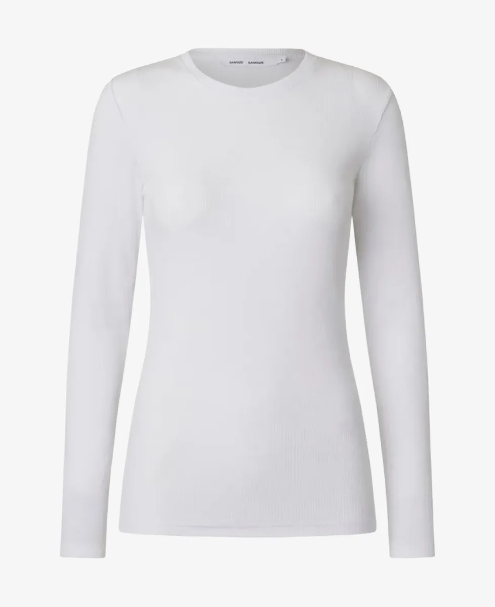 Samsoe Samsoe Tshirt lm - WHITE 1 Samsoe Samsoe Samsoe Samsoe Tshirt lm - WHITE
