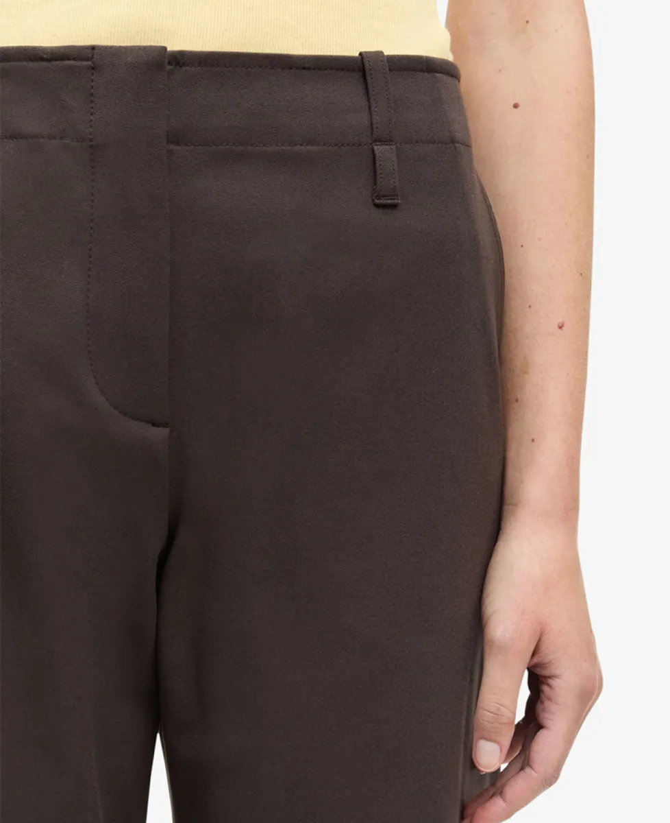 Samsoe Samsoe Broek - Donkerbruin 3 Samsoe Samsoe Samsoe Samsoe Broek - Donkerbruin