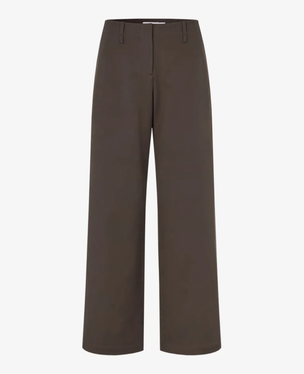 Samsoe Samsoe Broek - Donkerbruin 1 Samsoe Samsoe Samsoe Samsoe Broek - Donkerbruin