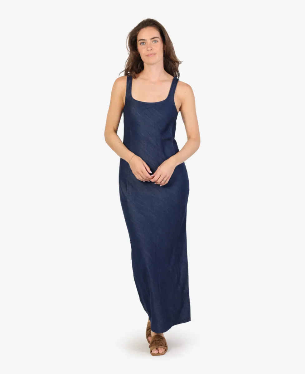 Samsoe Samsoe Jurk - Denimblauw 3 Samsoe Samsoe Samsoe Samsoe Jurk - Denimblauw