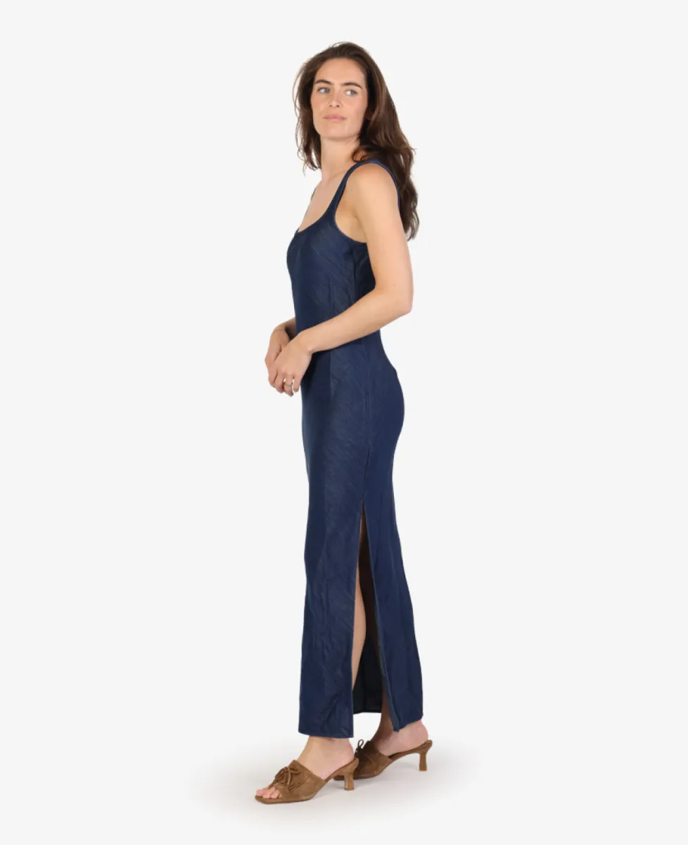 Samsoe Samsoe Jurk - Denimblauw 5 Samsoe Samsoe Samsoe Samsoe Jurk - Denimblauw