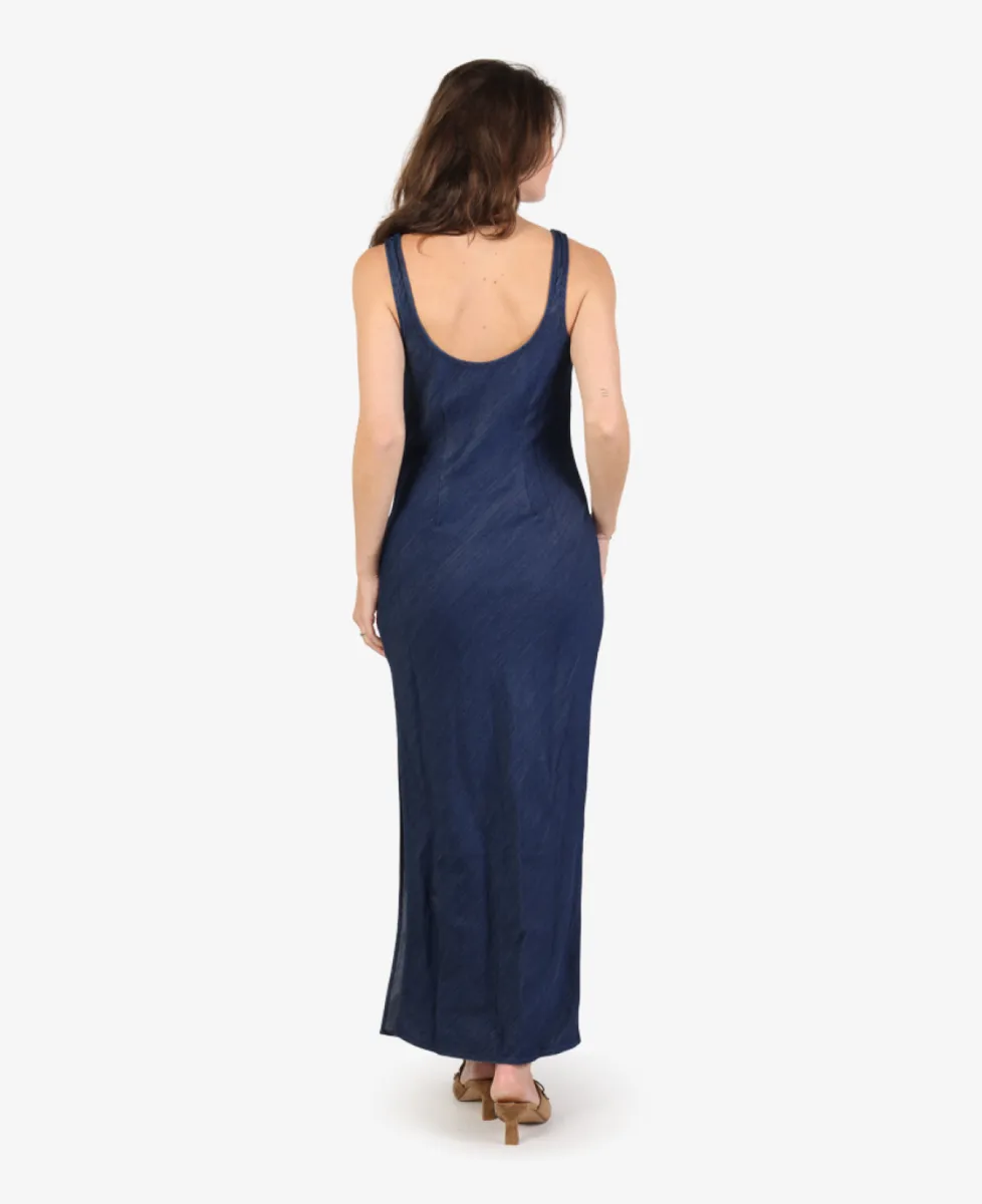 Samsoe Samsoe Jurk - Denimblauw 6 Samsoe Samsoe Samsoe Samsoe Jurk - Denimblauw