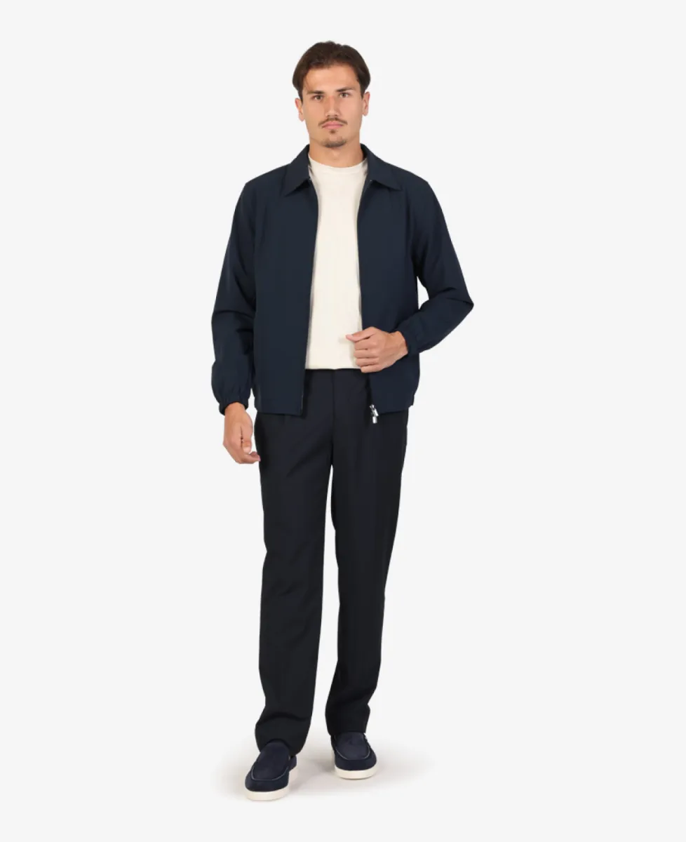 Seven Dials Jeresy Shirt Jacket - Navy 3 Seven Dials Seven Dials Jeresy Shirt Jacket - Navy