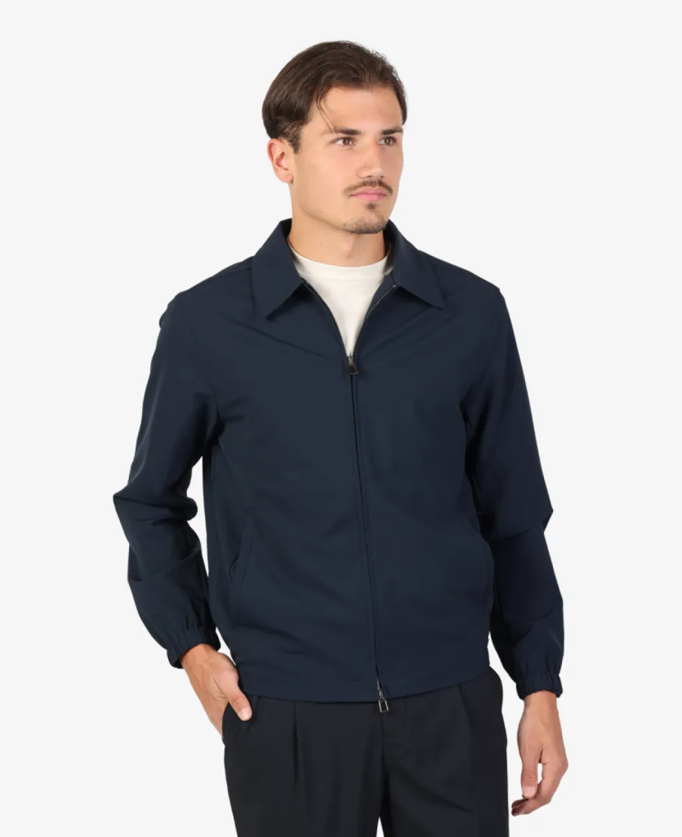 Seven Dials Jeresy Shirt Jacket - Navy 4 Seven Dials Seven Dials Jeresy Shirt Jacket - Navy