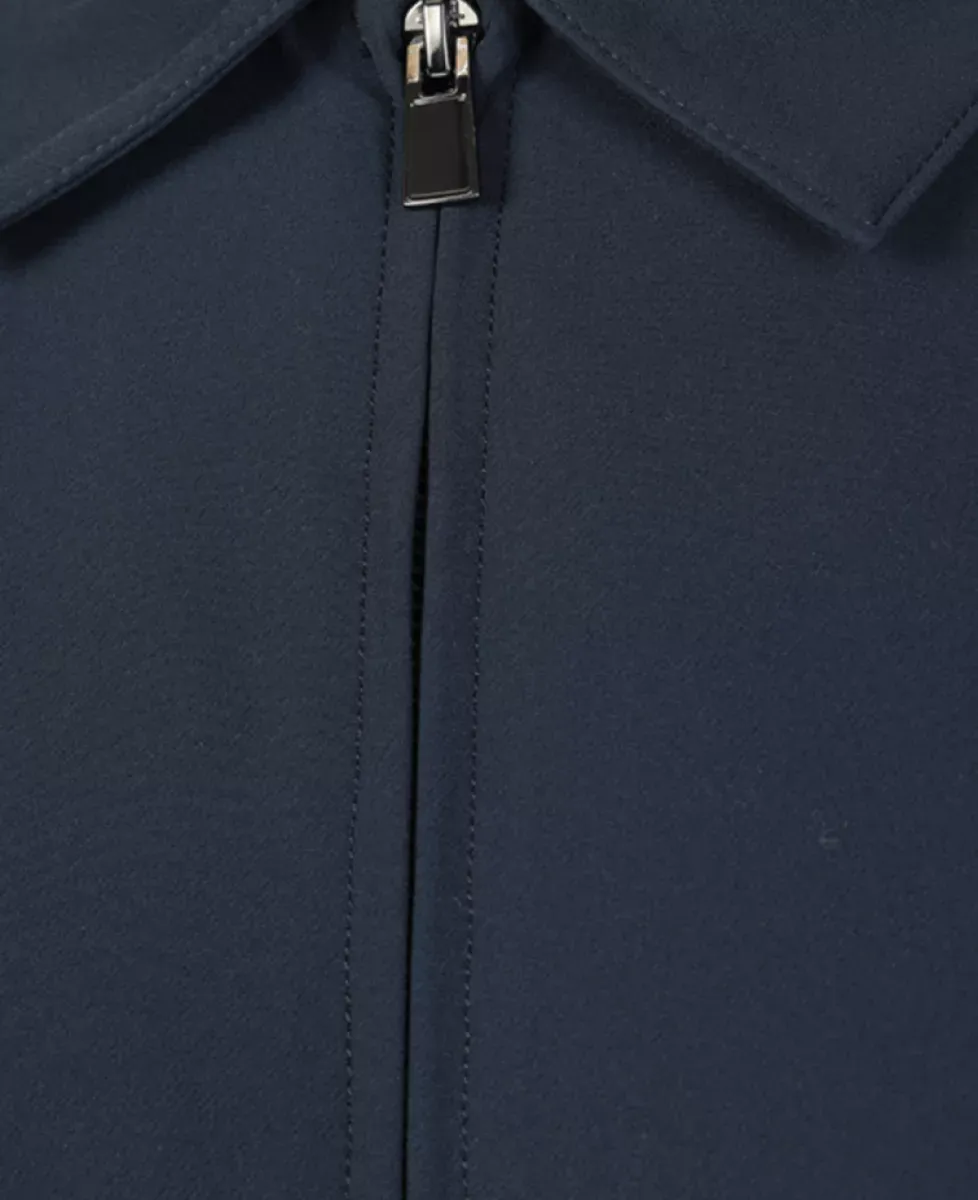 Seven Dials Jeresy Shirt Jacket - Navy 6 Seven Dials Seven Dials Jeresy Shirt Jacket - Navy