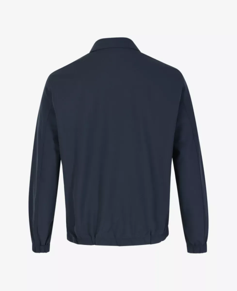 Seven Dials Jeresy Shirt Jacket - Navy 8 Seven Dials Seven Dials Jeresy Shirt Jacket - Navy