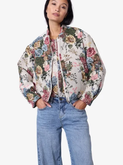 Sisters Point Sisters Point Bomber - L. Flower Jacquard