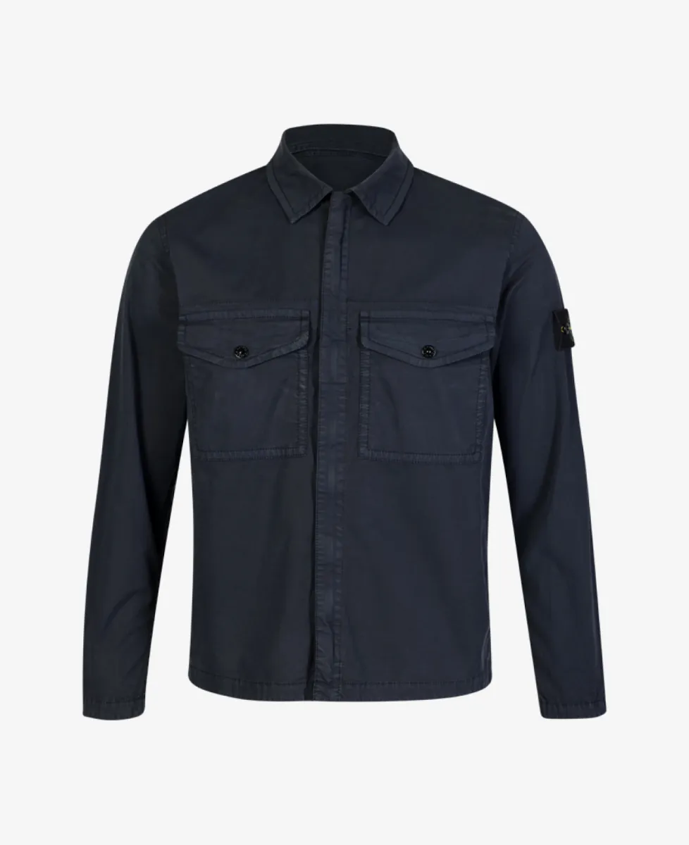 Stone Island Overshirt - V0020 NAVY BLUE 1 Stone Island Stone Island Overshirt - V0020 NAVY BLUE