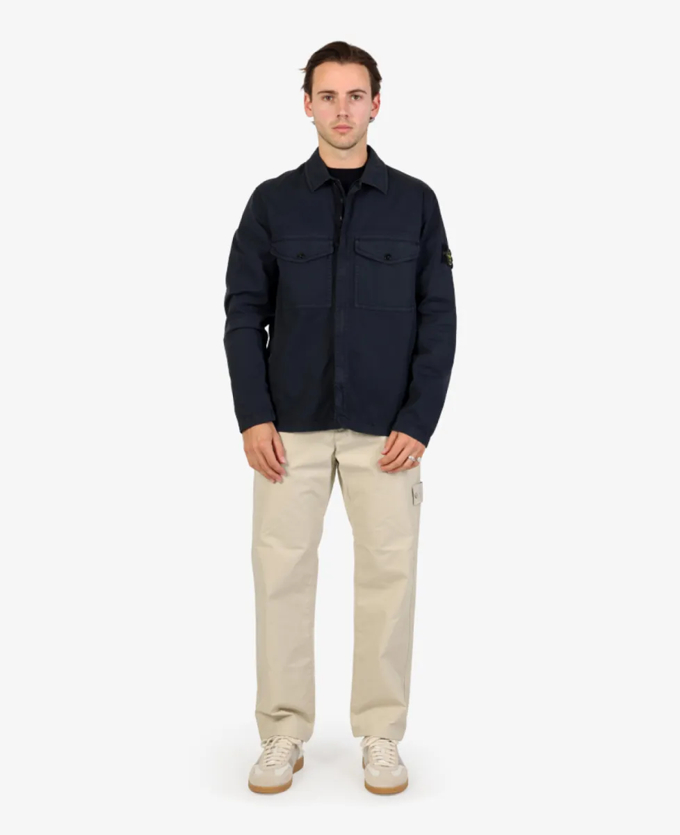 Stone Island Overshirt - V0020 NAVY BLUE 2 Stone Island Stone Island Overshirt - V0020 NAVY BLUE