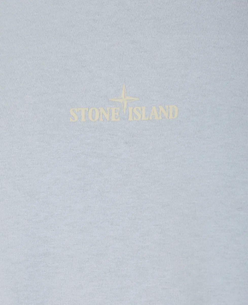 Stone Island T-shirt katoen - V0049 ASH GREY 4 Stone Island Stone Island T-shirt katoen - V0049 ASH GREY