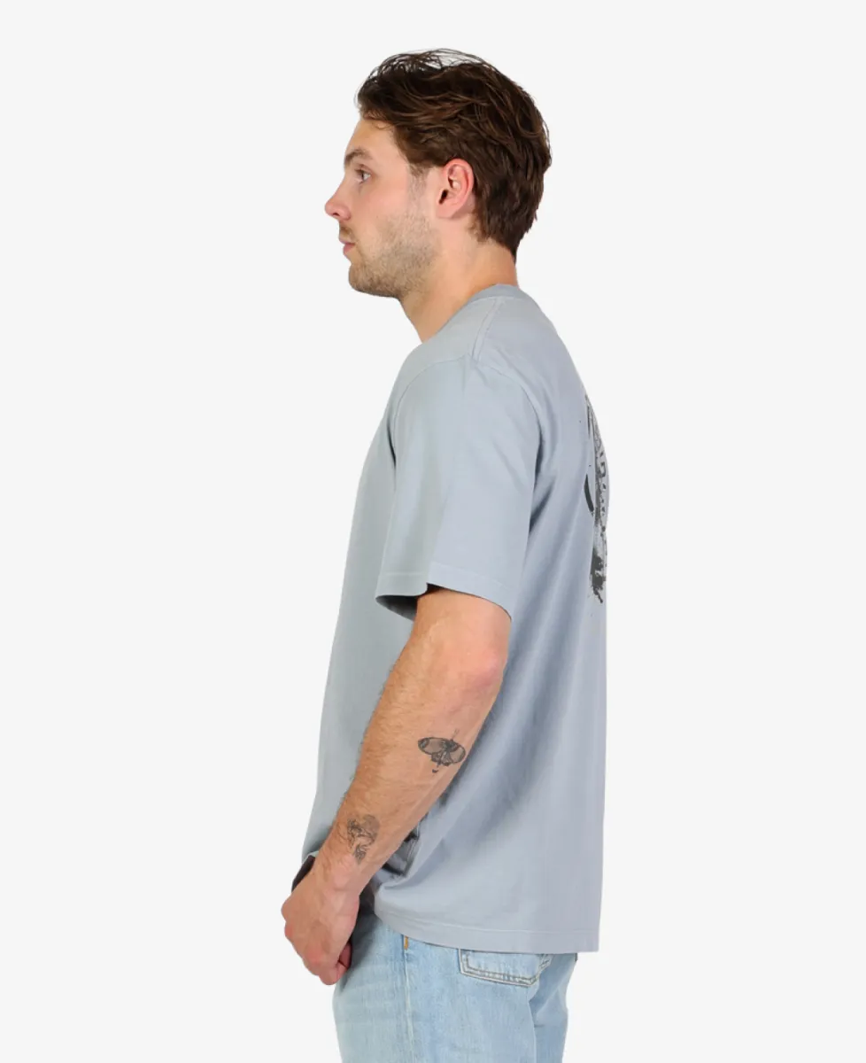 Stone Island T-shirt katoen - V0049 ASH GREY 5 Stone Island Stone Island T-shirt katoen - V0049 ASH GREY