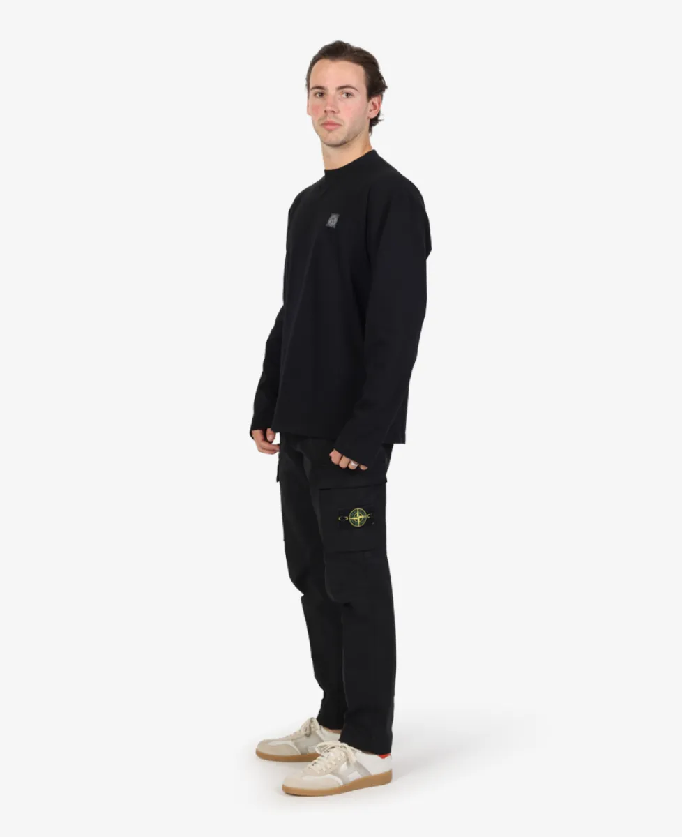 Stone Island T-shirt lange mouw - V0029 BLACK 2 Stone Island Stone Island T-shirt lange mouw - V0029 BLACK