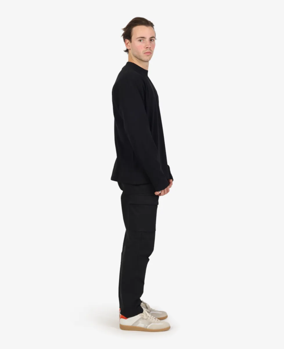 Stone Island T-shirt lange mouw - V0029 BLACK 5 Stone Island Stone Island T-shirt lange mouw - V0029 BLACK