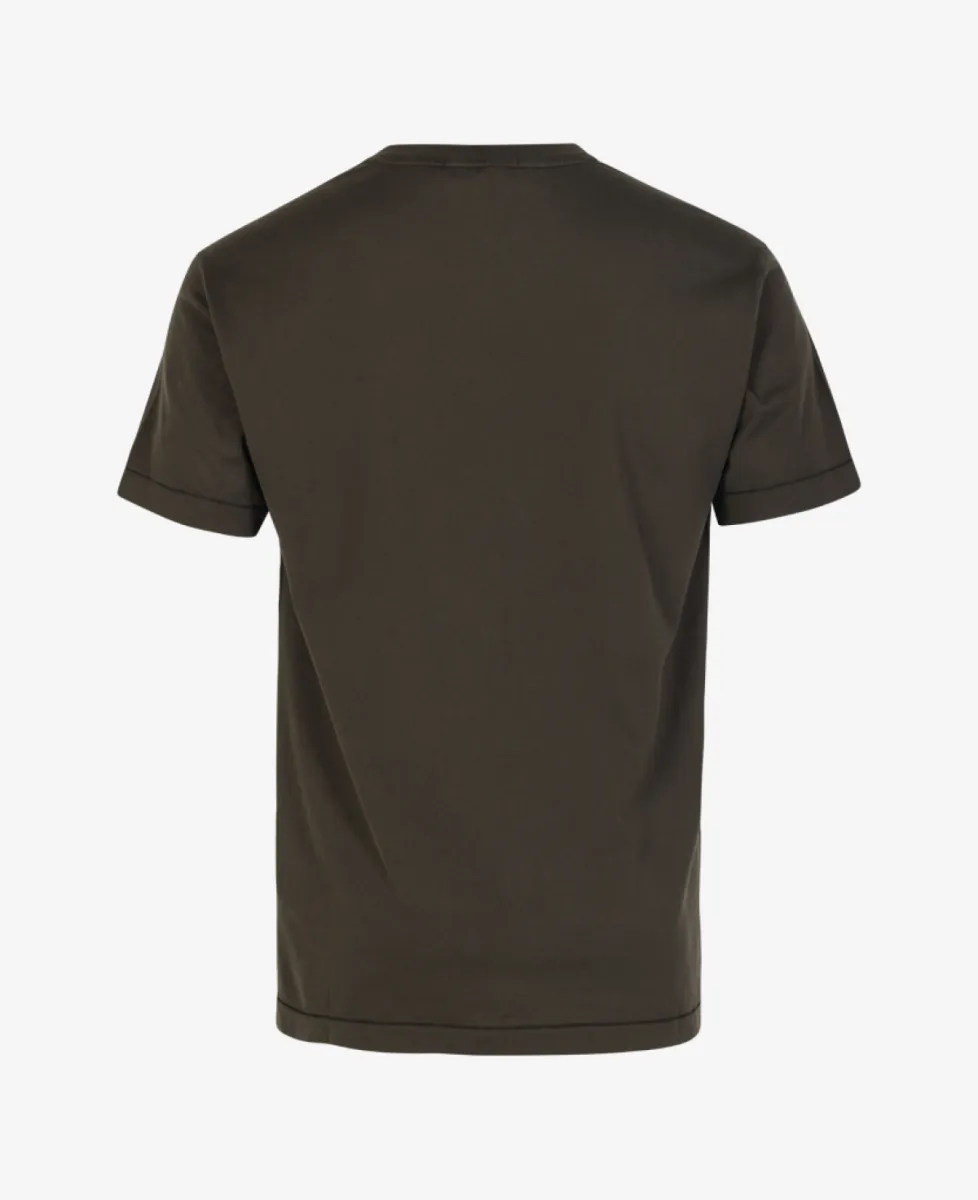 Stone Island T-shirt katoen - V0078 COAL GREY 7 Stone Island Stone Island T-shirt katoen - V0078 COAL GREY