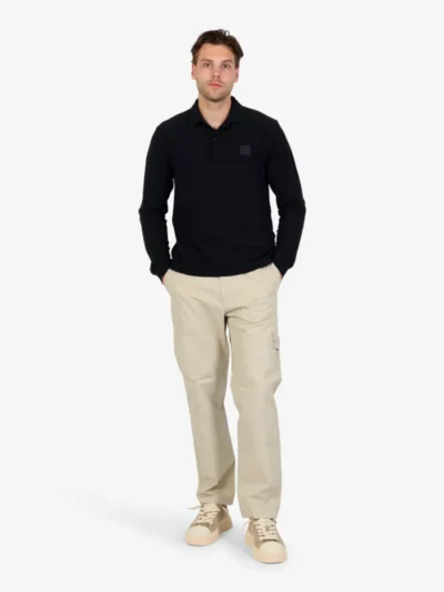 Stone Island Stone Island Ghost polo lange mouw - V0020 NAVY BLUE