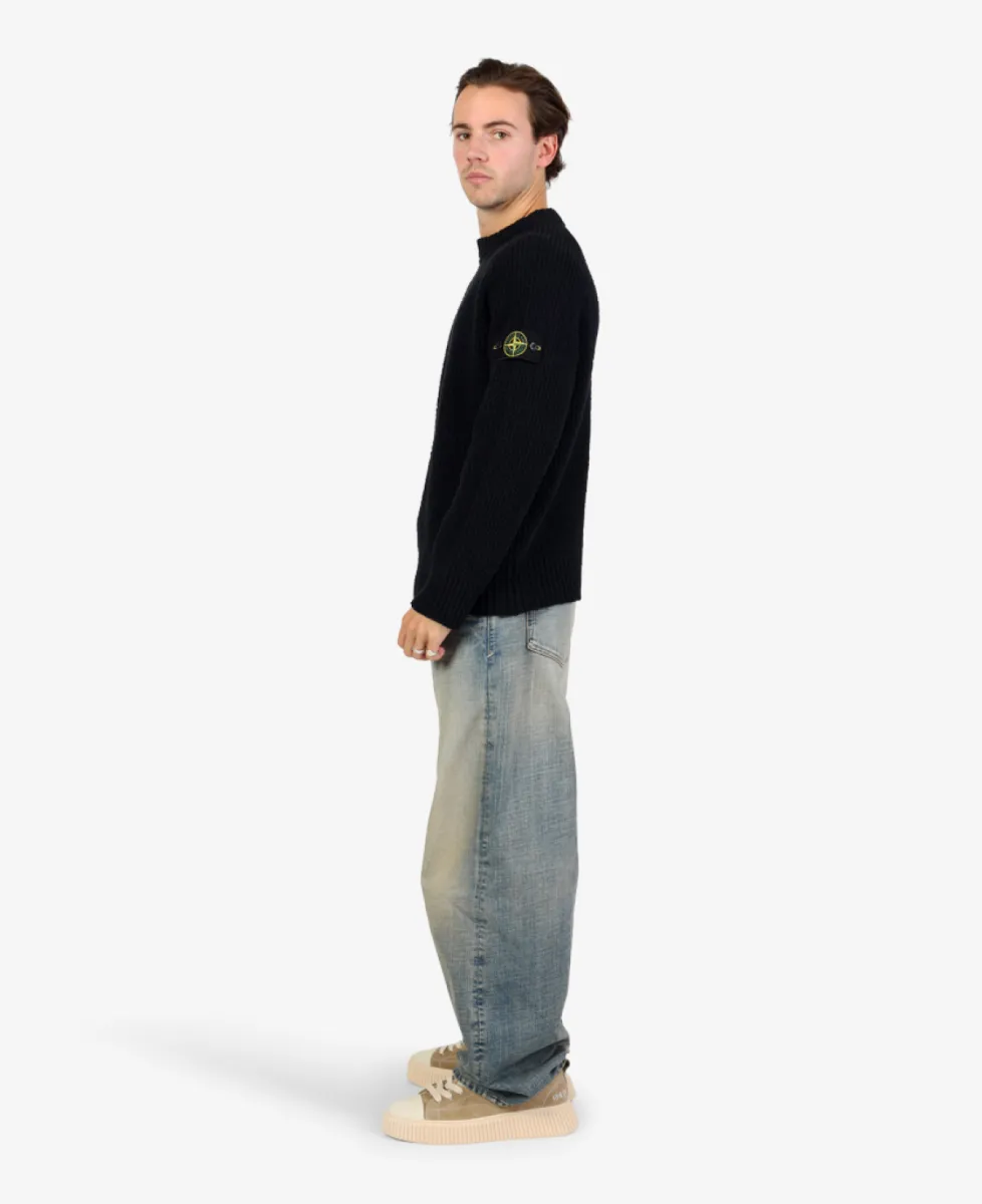 Stone Island Trui ronde hals - V0029 BLACK 4 Stone Island Stone Island Trui ronde hals - V0029 BLACK