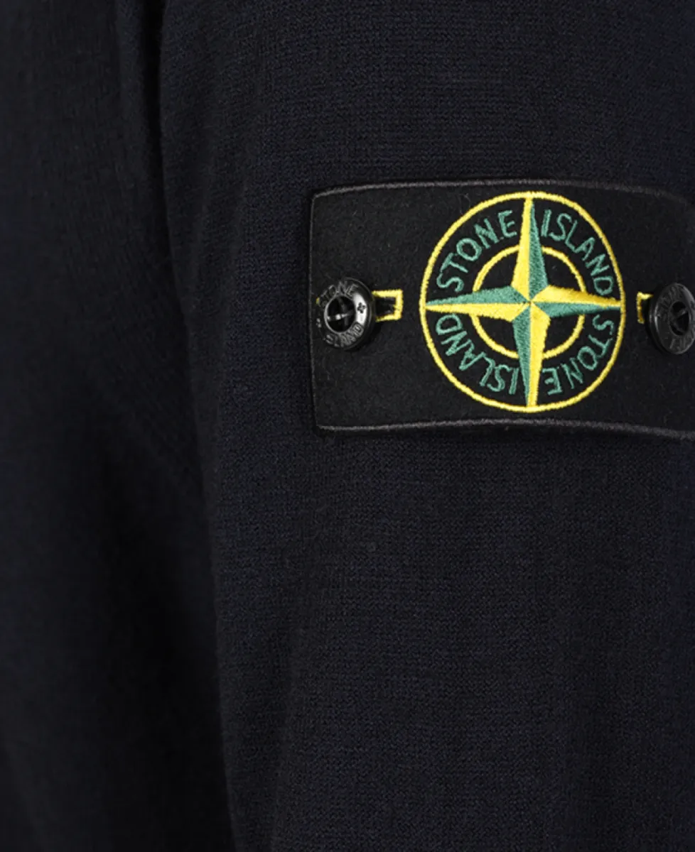 Stone Island Trui ronde hals - V0020 NAVY BLUE 6 Stone Island Stone Island Trui ronde hals - V0020 NAVY BLUE
